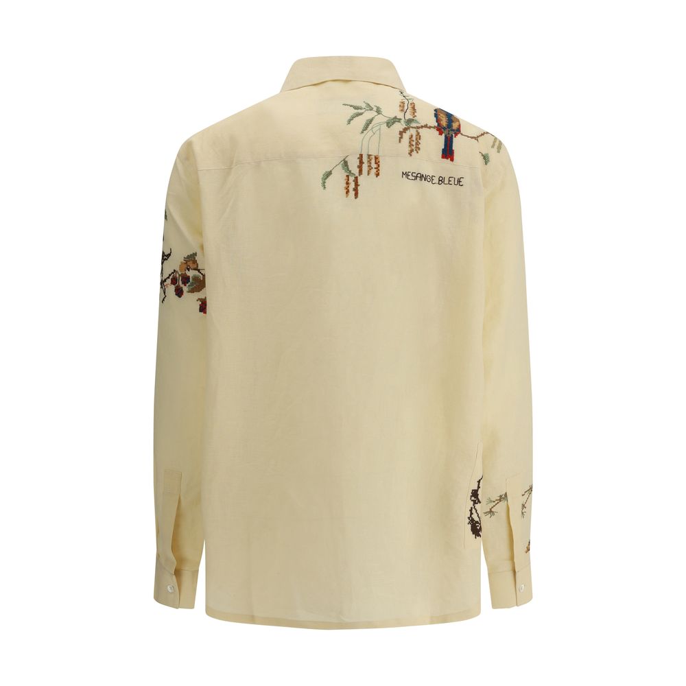 Chemise Baziszt Avian blanche