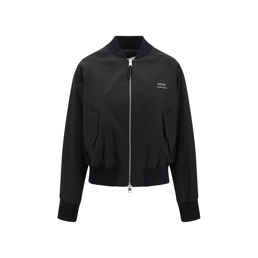 Bomber Ami Paris ample noir