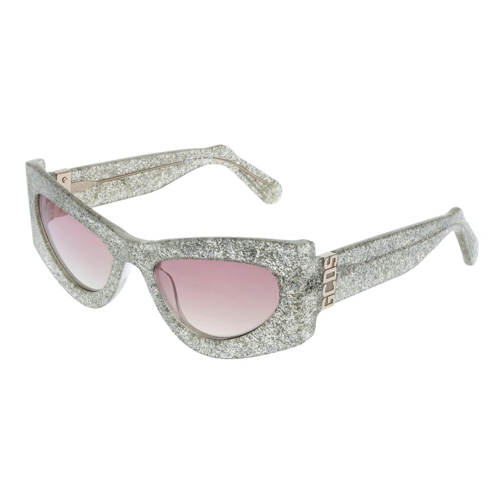 Lunettes GCDS à œil de chat argentées