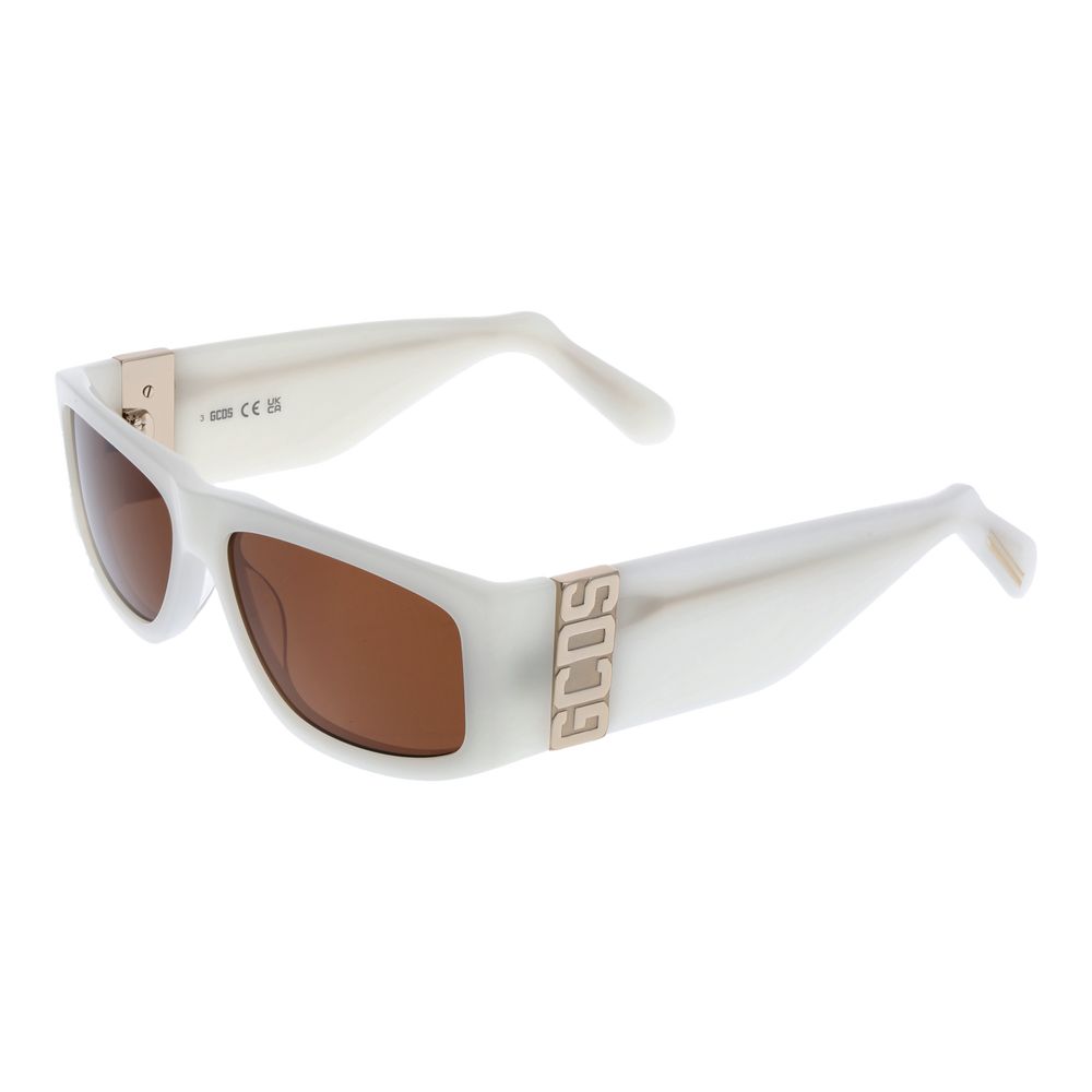 Lunettes de soleil GCDS blanches
