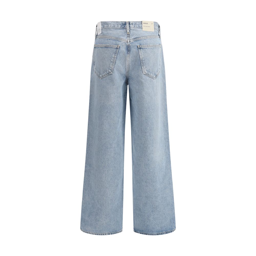Jeans Agolde Low Slung bleus