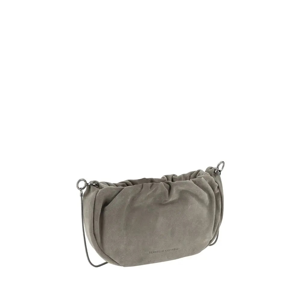 Sac à épaule Brunello Cucinelli Gris Brunello Cucinelli