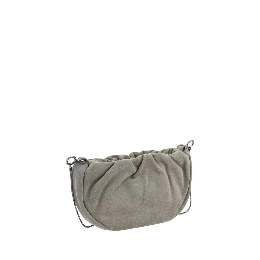 Sac à épaule Brunello Cucinelli Gris Brunello Cucinelli
