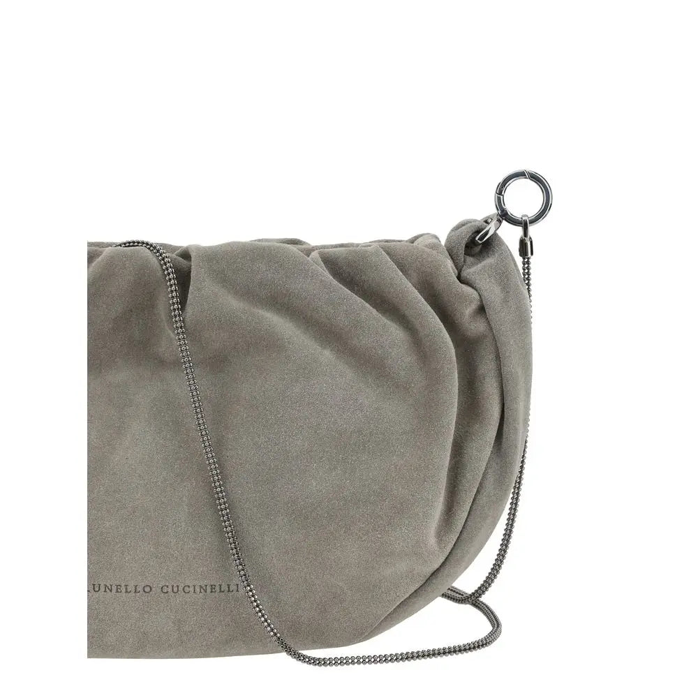 Sac à épaule Brunello Cucinelli Gris Brunello Cucinelli