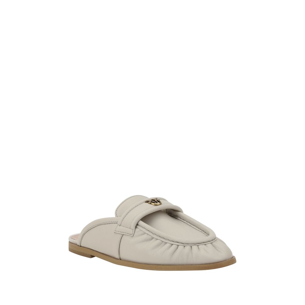 Mules Pinko Naty en cuir roses