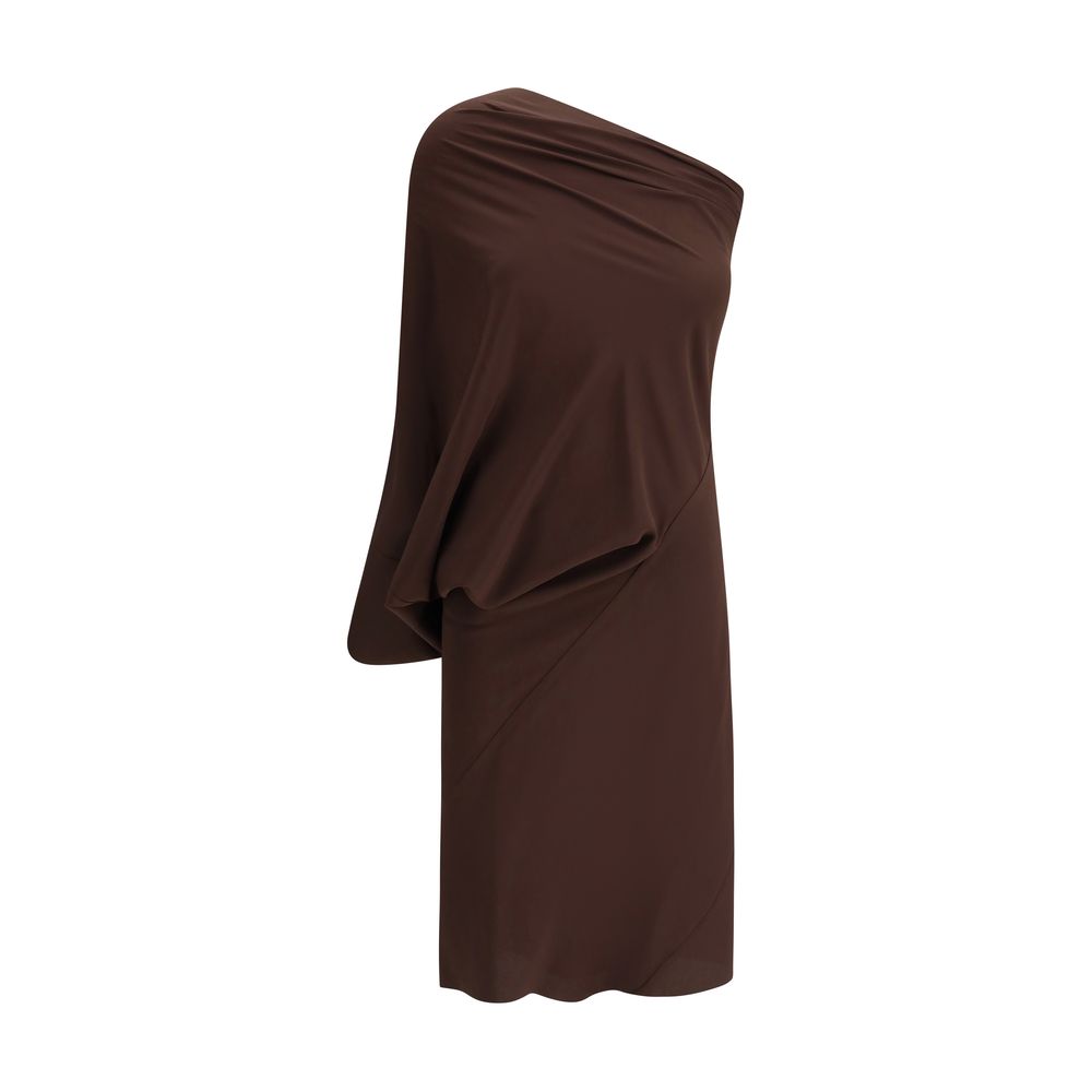 Robe Rick Owens asymétrique noire