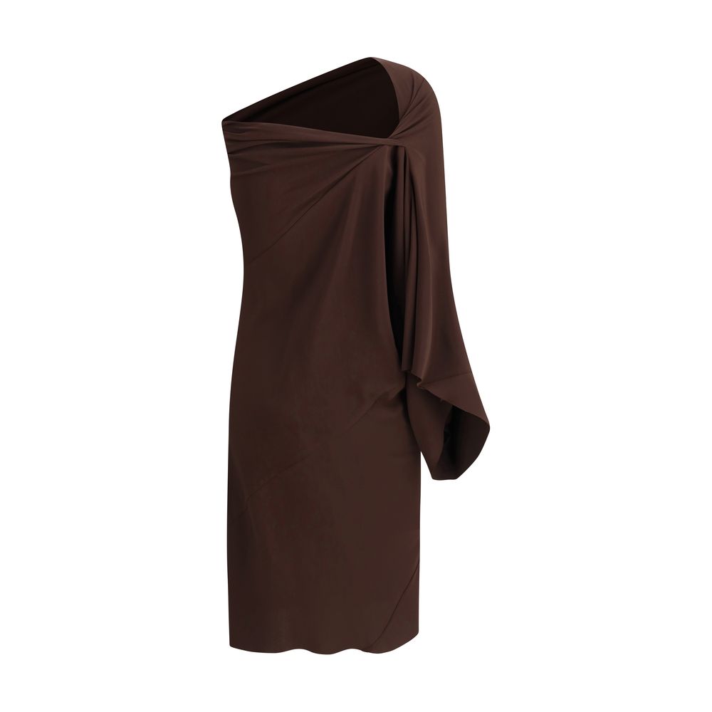Robe Rick Owens asymétrique noire