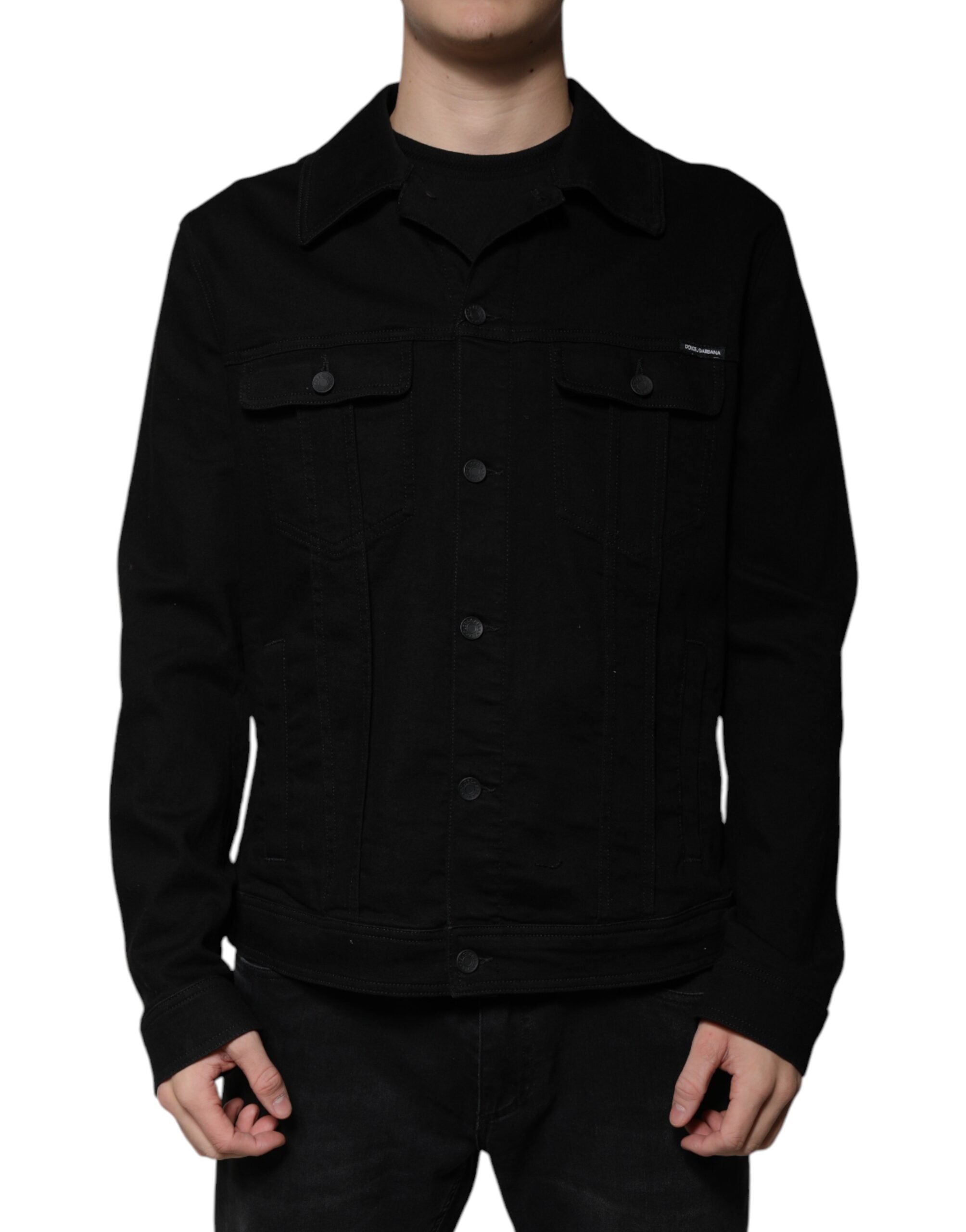 Veste Dolce & Gabbana en denim noire
