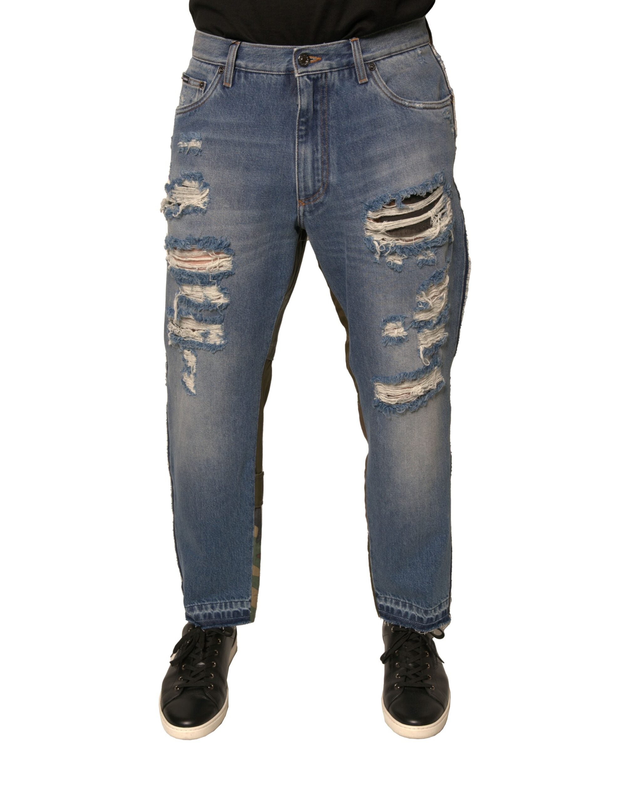 Jeans Dolce & Gabbana tissés bleus