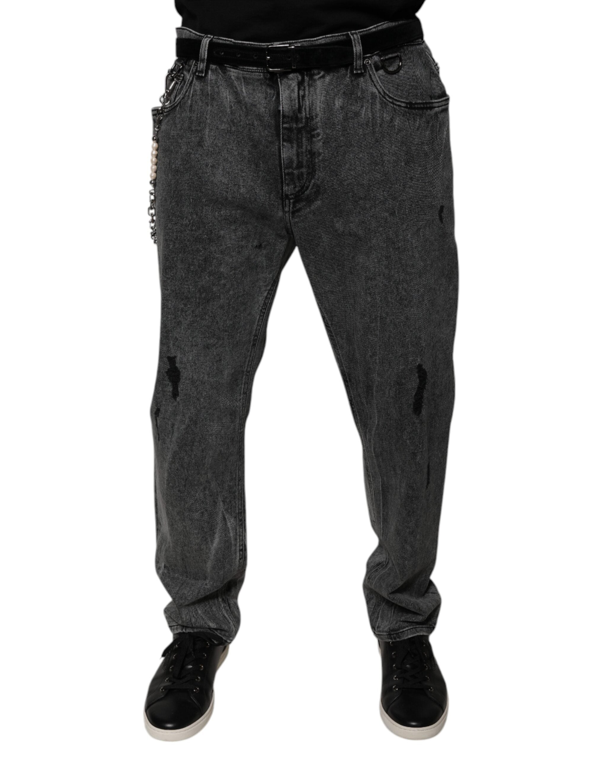 Jeans Dolce & Gabbana gris foncé