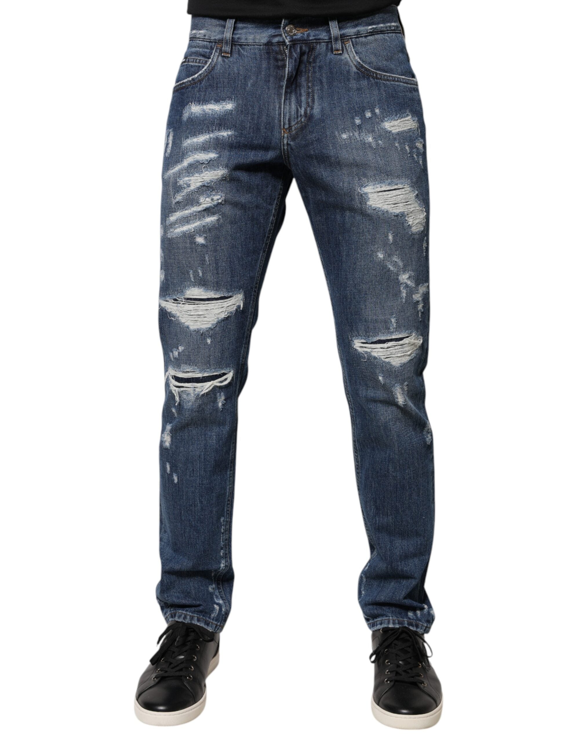 Jeans Dolce & Gabbana tissés bleus