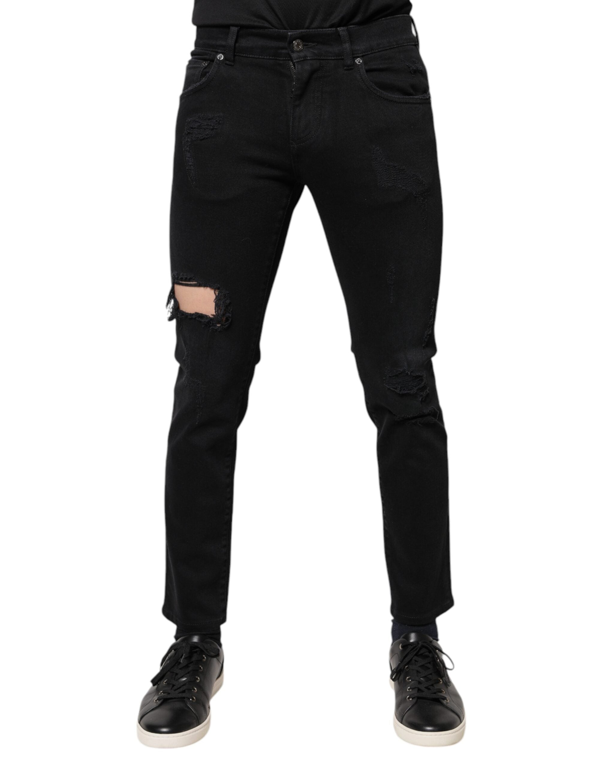 Jean Dolce & Gabbana tissé noir