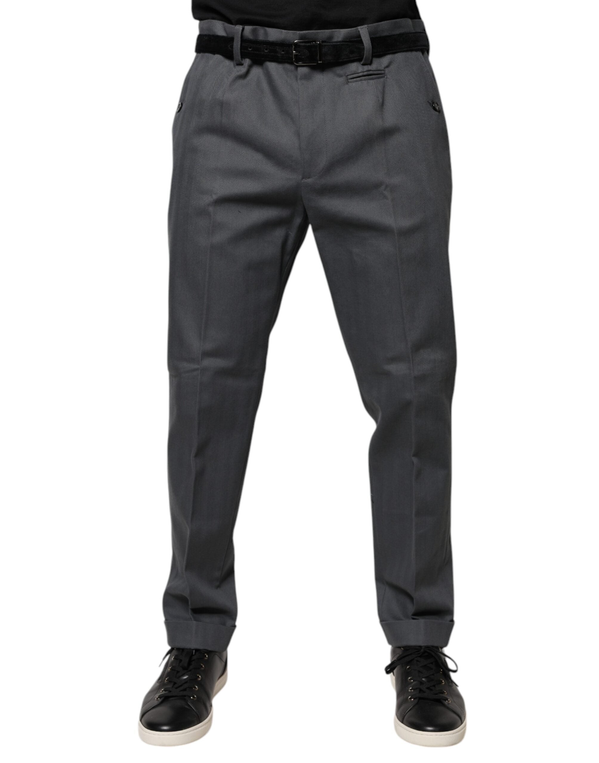Pantalons Dolce & Gabbana mi-hauteur gris