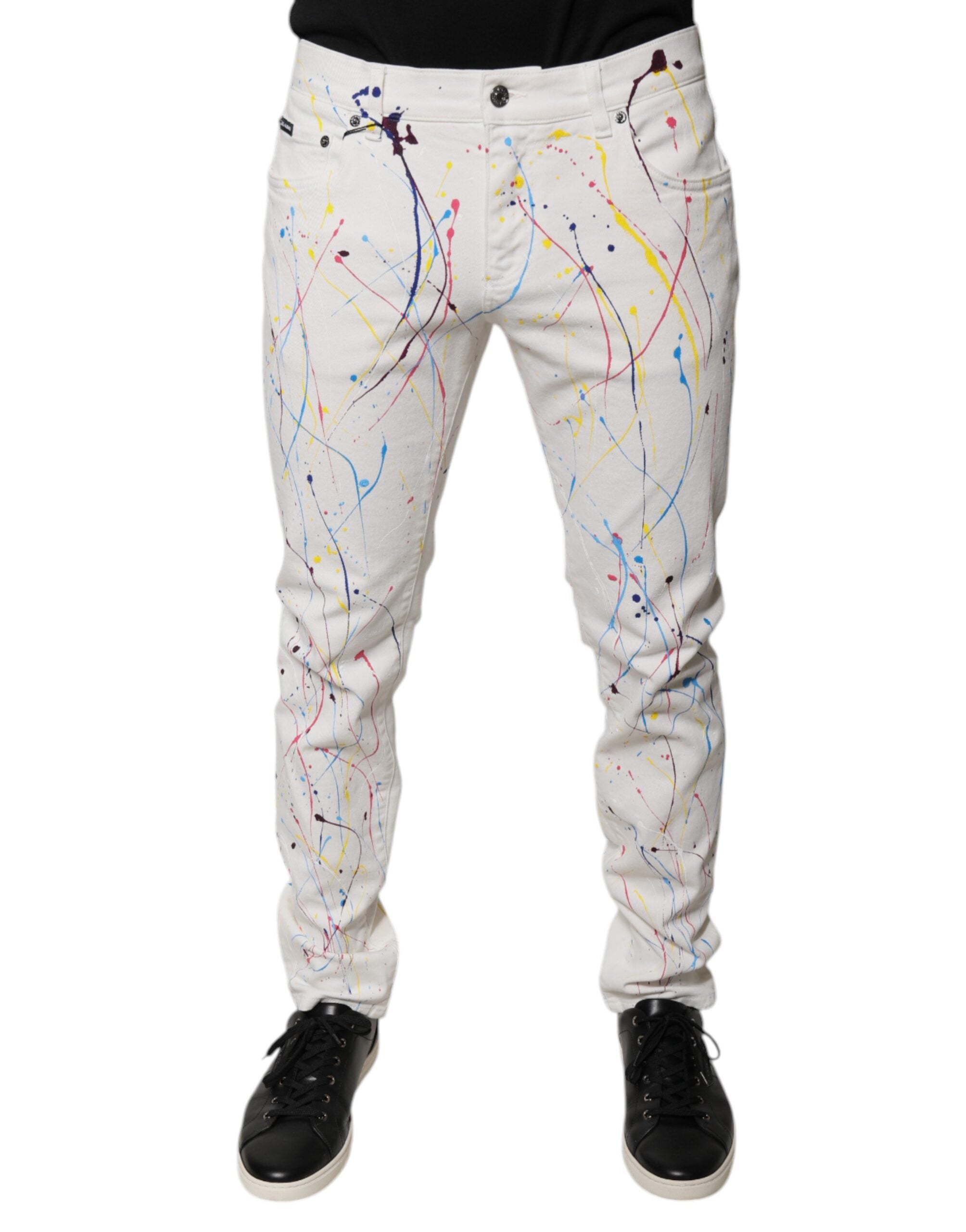 Jeans Dolce & Gabbana blancs
