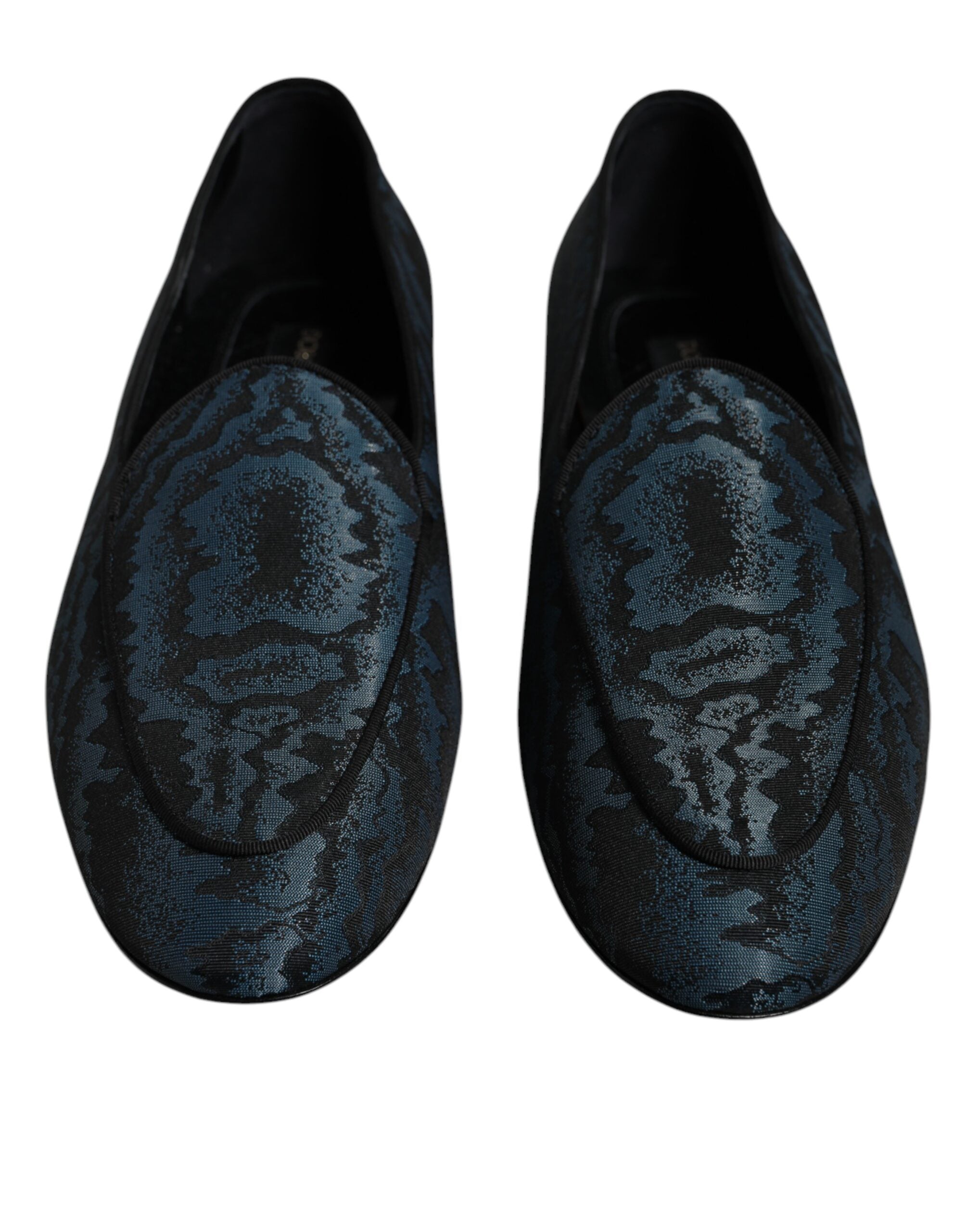 Mocassins Dolce & Gabbana bleus noirs