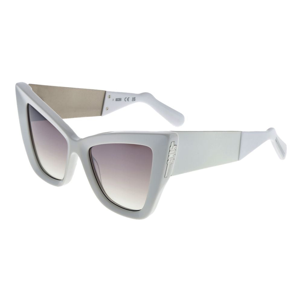 Lunettes de soleil Cat Eye blanches