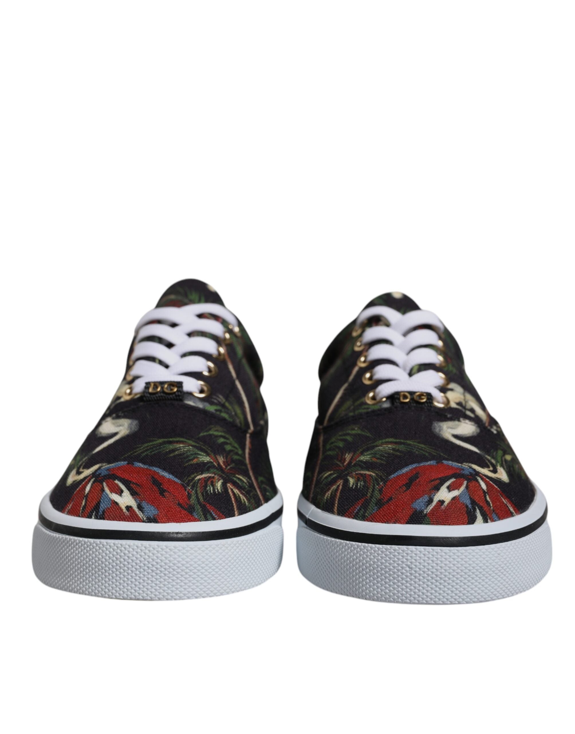 Baskets Dolce & Gabbana tropicales noires