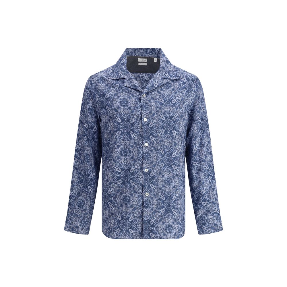 Chemise Brunello Cucinelli paisley imprimée