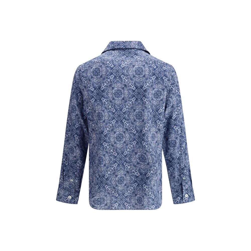 Chemise Brunello Cucinelli paisley imprimée