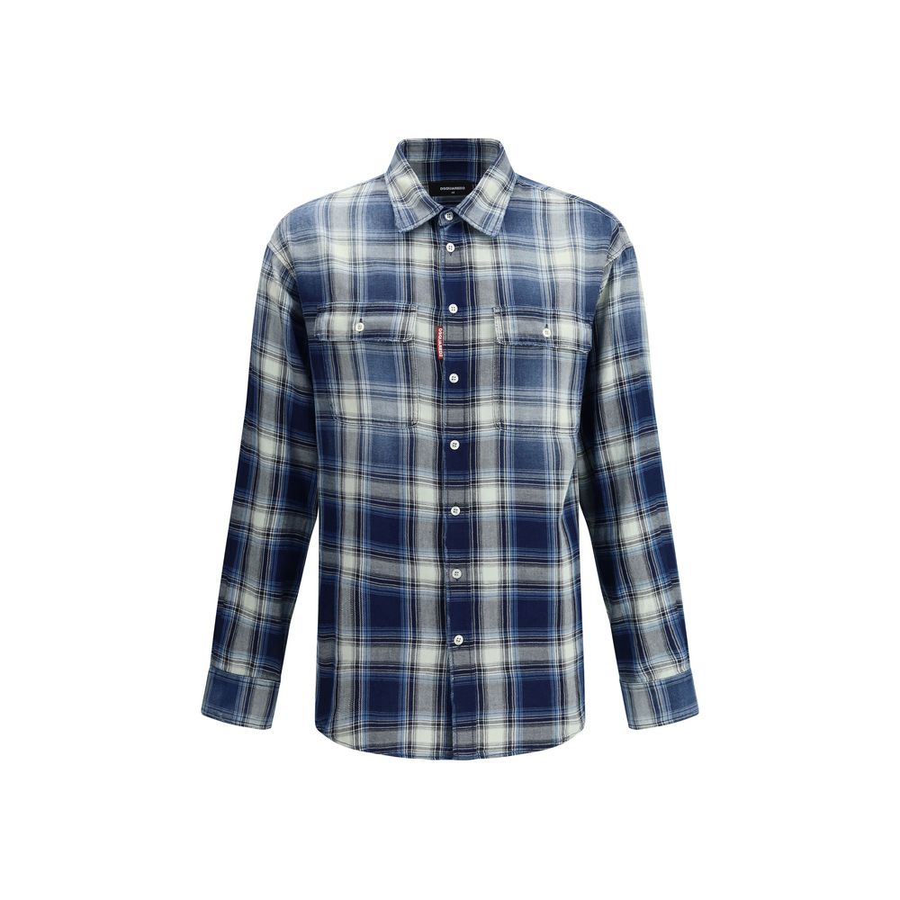 Chemise Dsquared2 à carreaux multicolores