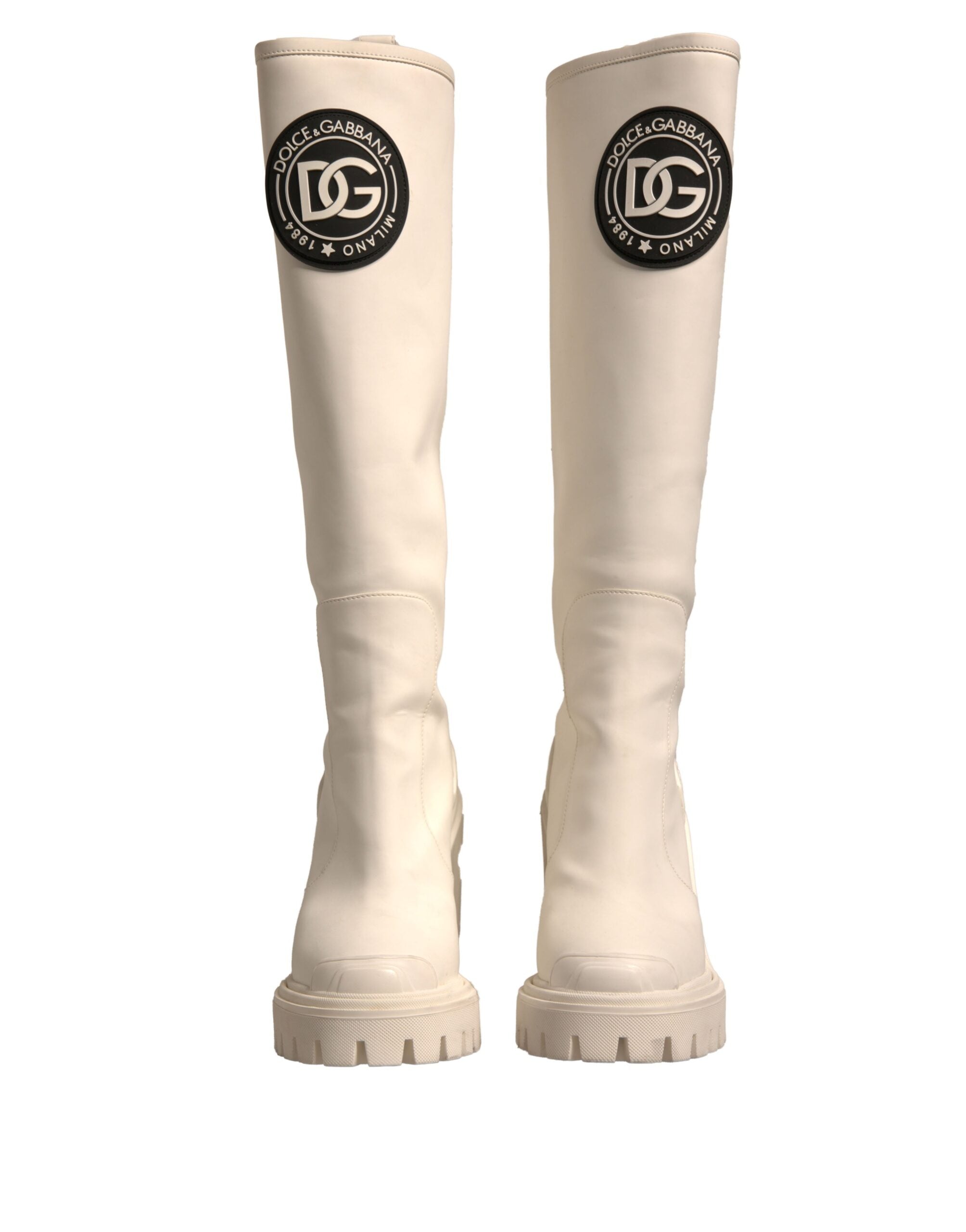 Bottines Dolce & Gabbana Hi Trekking blanches