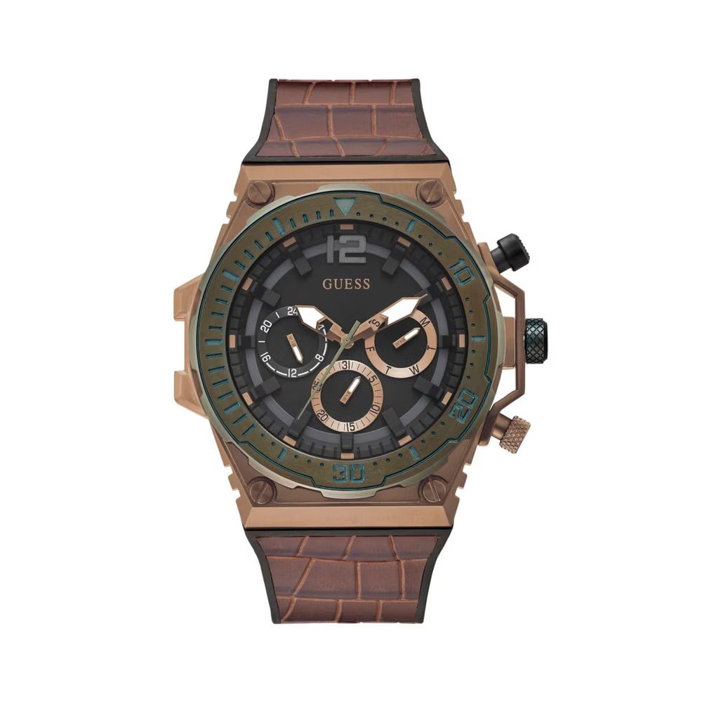 Montre Brown Synthétique Grey marron