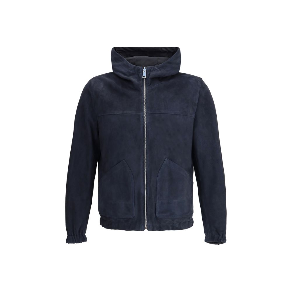 Veste Valstar réversible en cuir marron