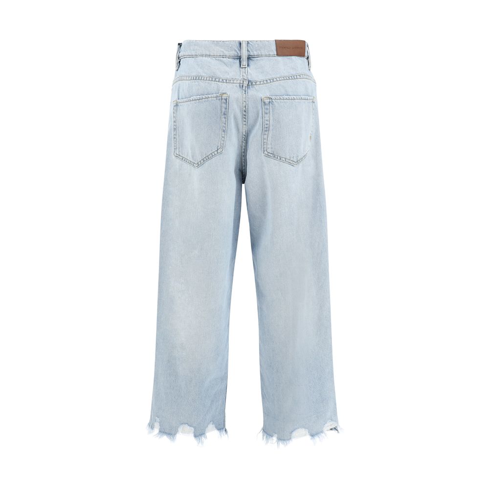 Jeans Pinko Ripped Hem bleus