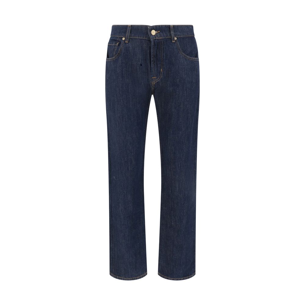 Jean 7For droit bleu