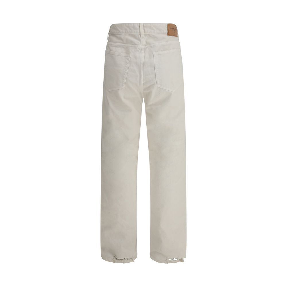 Jeans Balenciaga loose-fit bleus