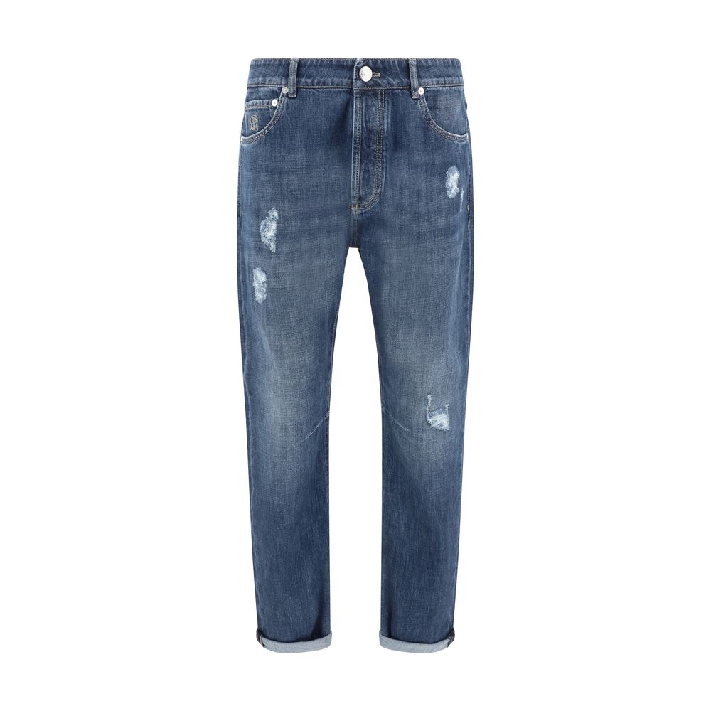 Jeans Brunello Cucinelli vintage bleus