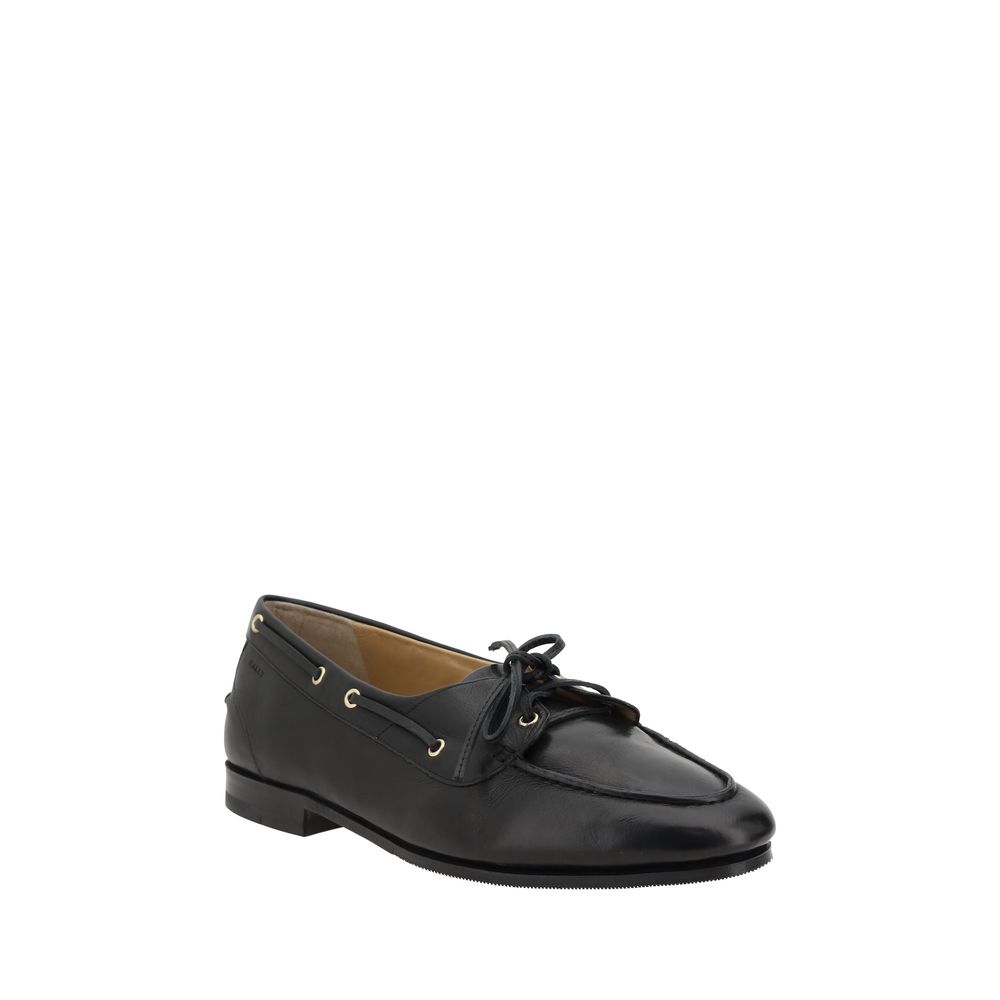Loafers Bally Pathy en cuir noirs