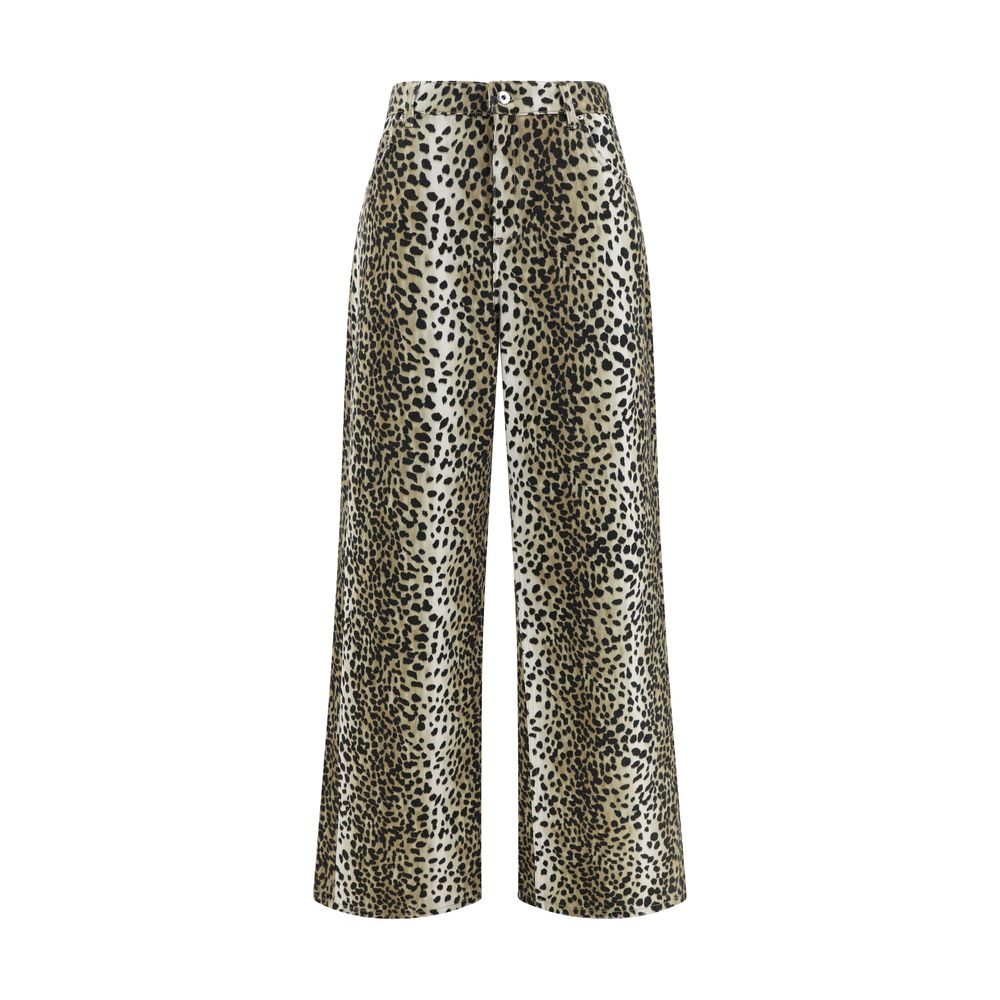 Jeans Blumarine boyfriend imprimés multicolores