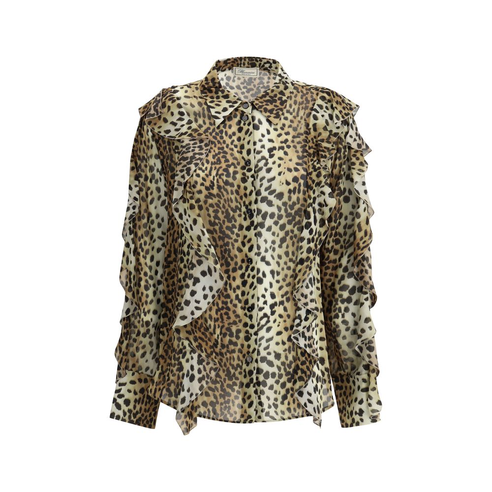 Chemise Blumarine léopard multicolore