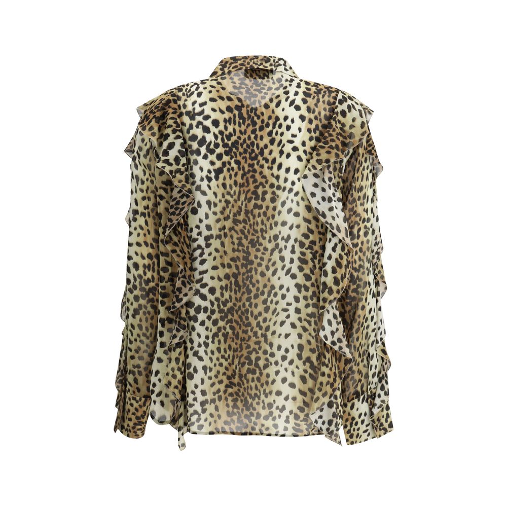 Chemise Blumarine léopard multicolore