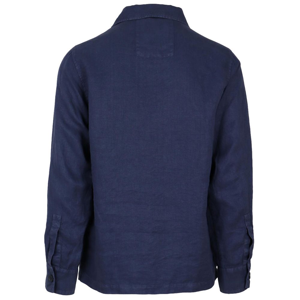 Chemise AT.P.CO à manches longues bleue