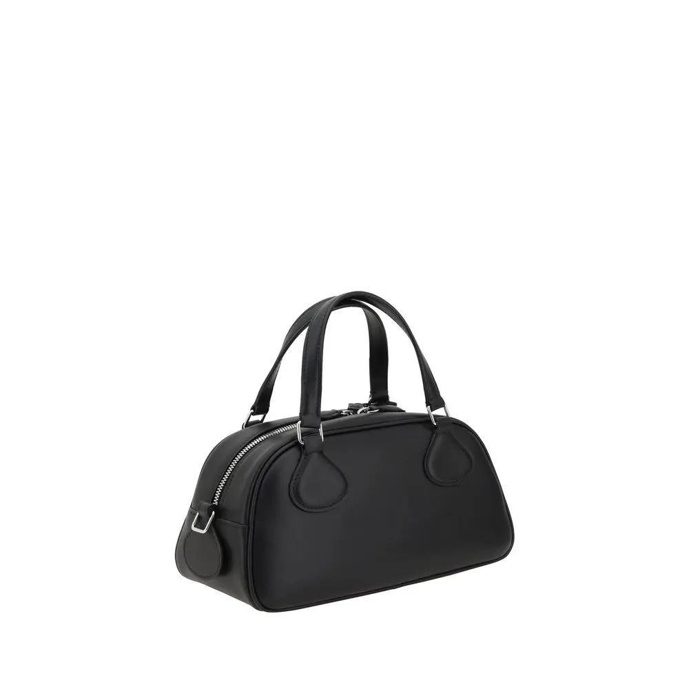Sac à main Courrèges Friday en cuir noir Courrèges