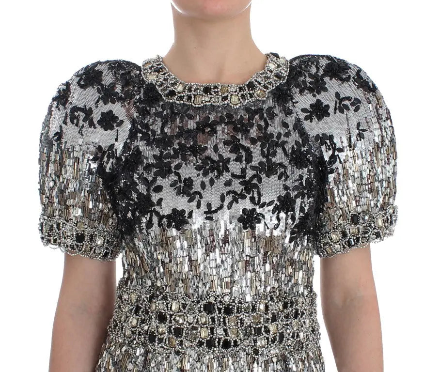 Robe Dolce & Gabbana Norman Knight argentée Dolce & Gabbana