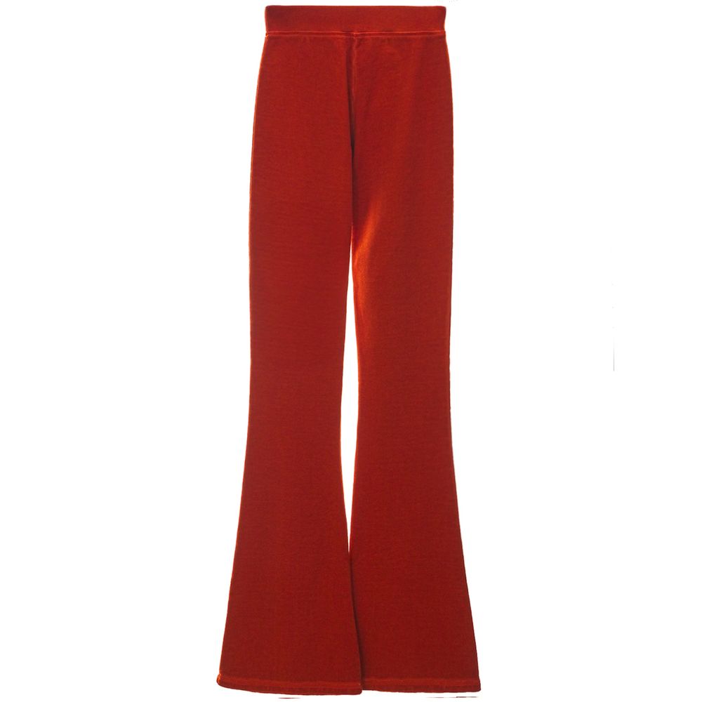 Pantalon Dsquared2 High Waist flared rouge