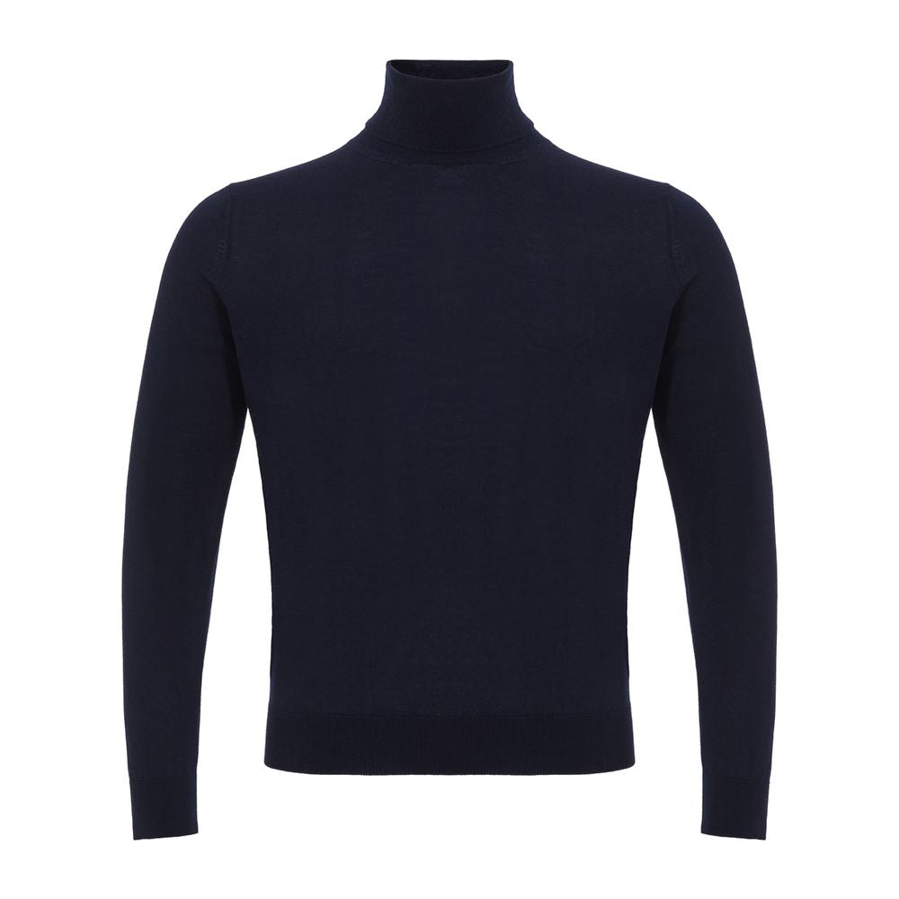 Turtleneck Colombo Cashmere bleu marine