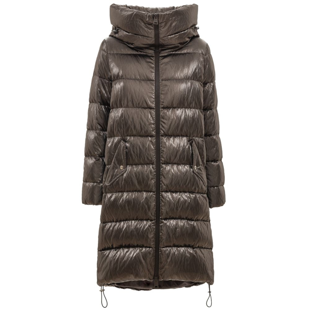Parka Herno avec capuche argentée