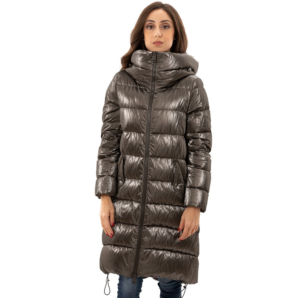 Parka Herno avec capuche argentée
