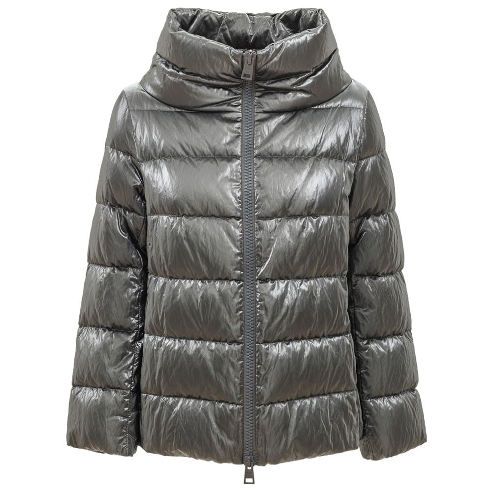 Veste Herno doudoune argentée