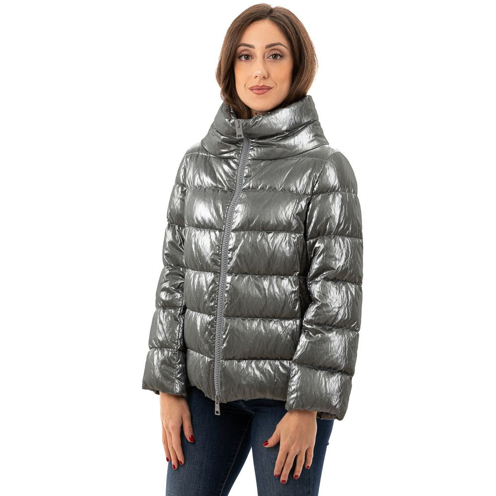 Veste Herno doudoune argentée