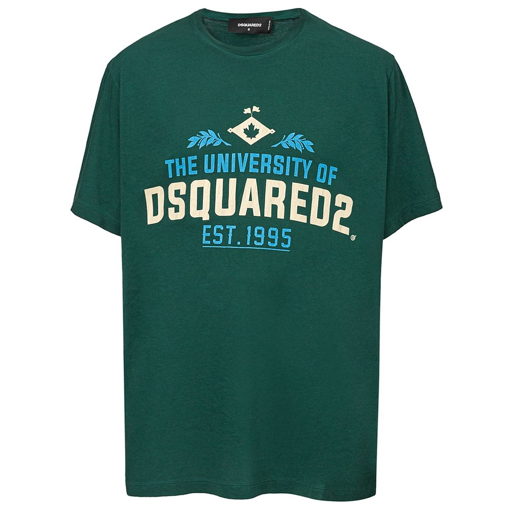 T-shirt Dsquared2 imprimé vert