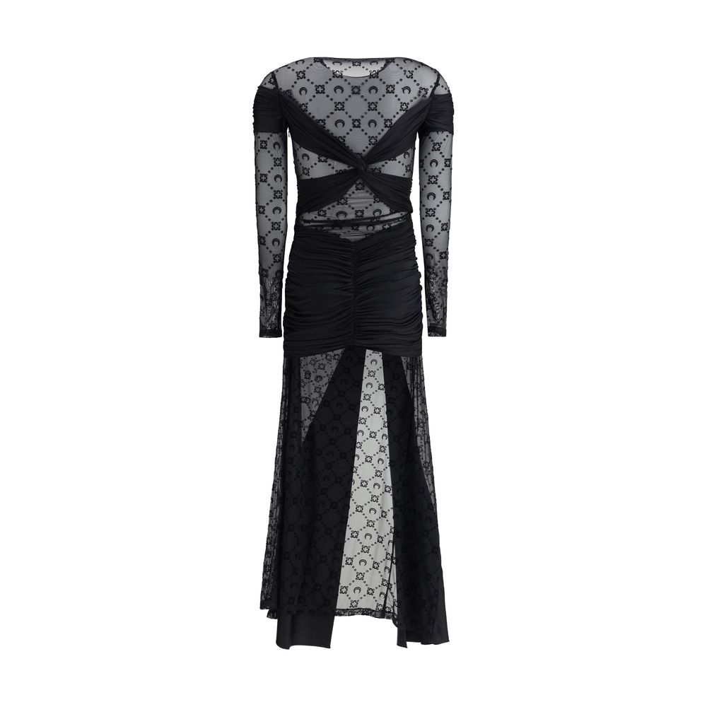 Robe Marine Serre Drapée noire