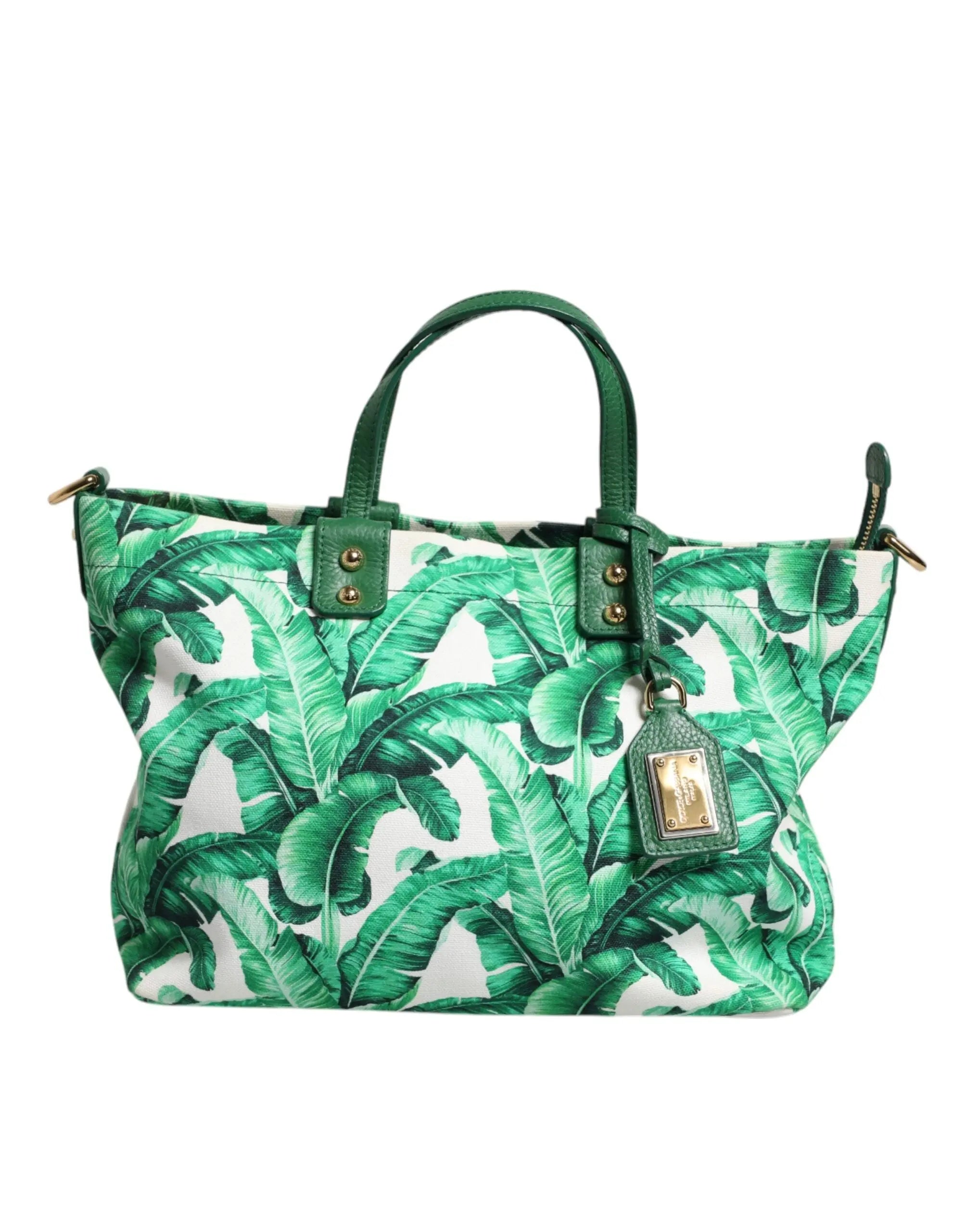 Sac cabas Dolce & Gabbana Botanical Garden vert Dolce & Gabbana