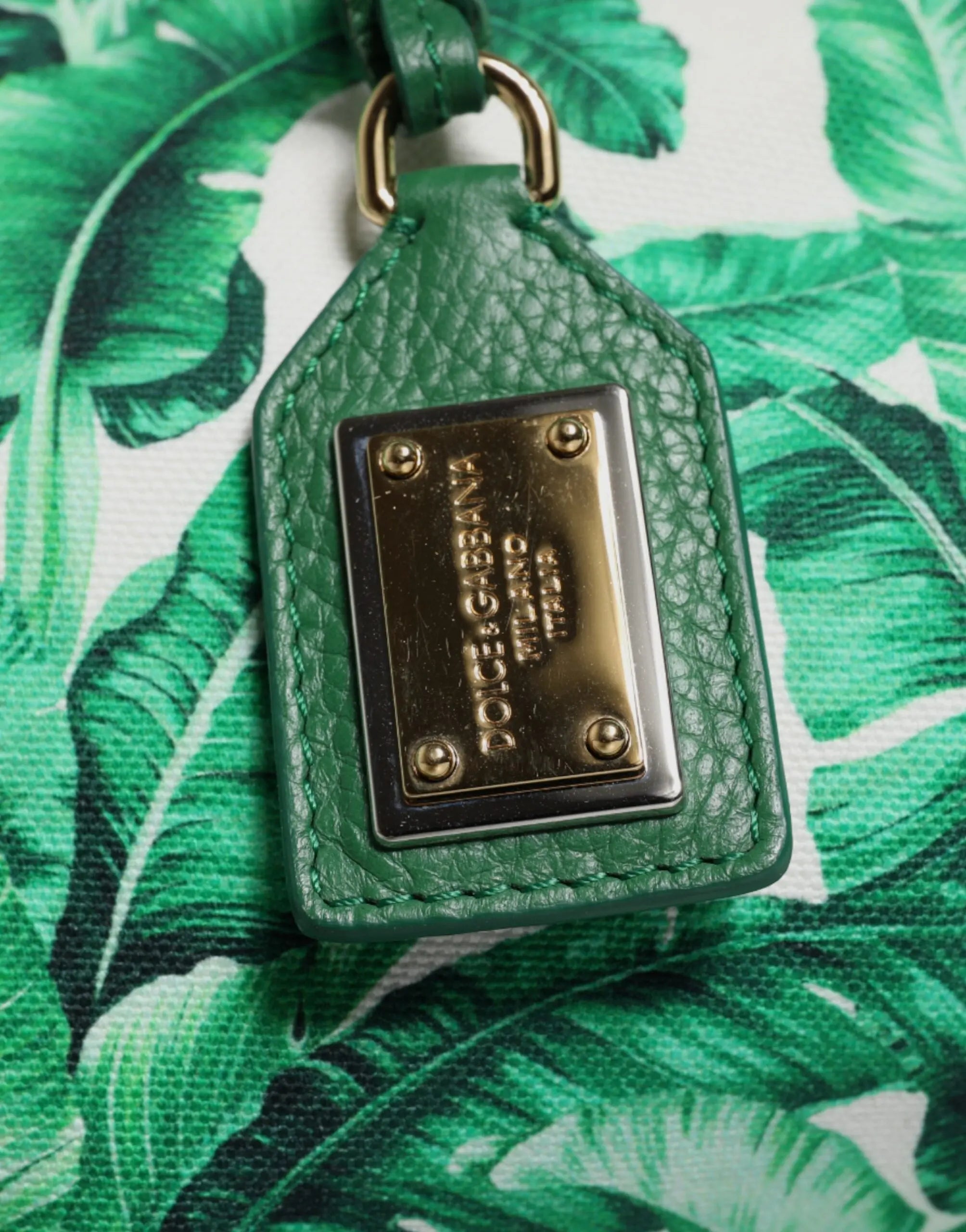 Sac cabas Dolce & Gabbana Botanical Garden vert Dolce & Gabbana