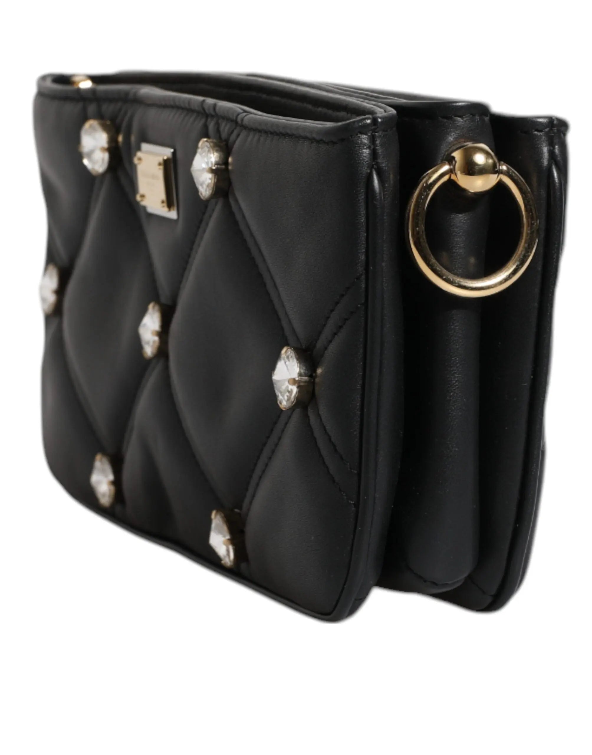Sac d'épaule Dolce & Gabbana cuir noir Dolce & Gabbana