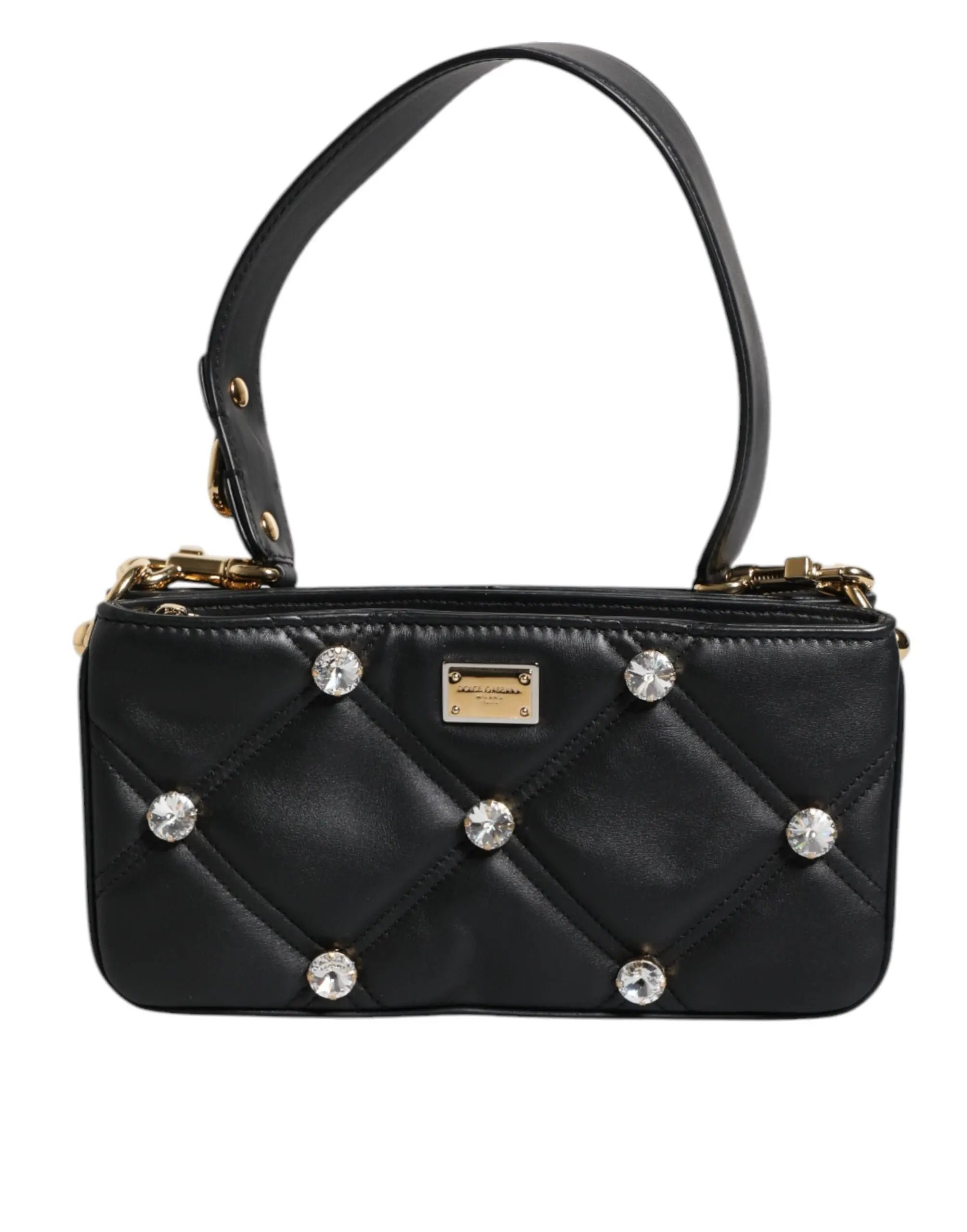 Sac d'épaule Dolce & Gabbana cuir noir Dolce & Gabbana